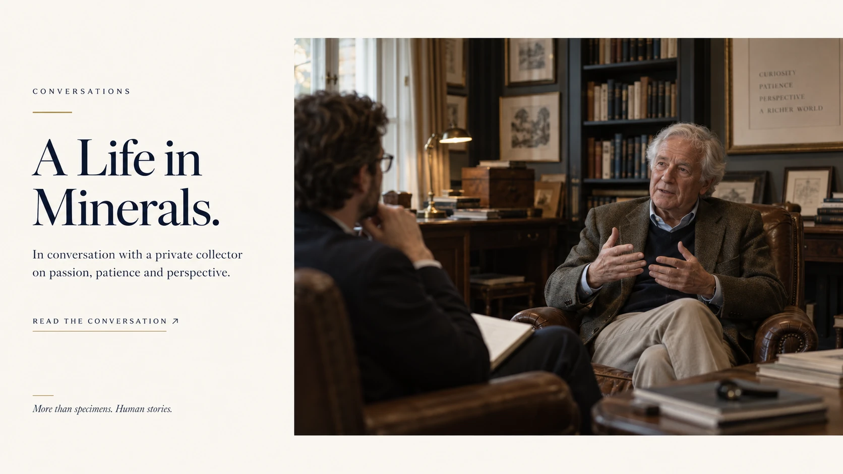 Illustrative interview scene